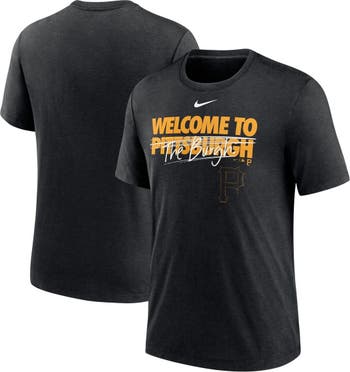 Nike Men's Nike Heather Black Pittsburgh Pirates Home Spin Tri-Blend T-Shirt