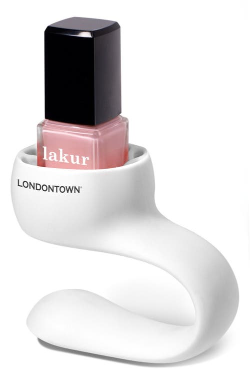Londontown Bottle Service Nail Polish Holder in White at Nordstrom
