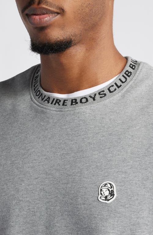 Shop Billionaire Boys Club Cosmo Graphic Sweatshirt In Dark Heather Grey