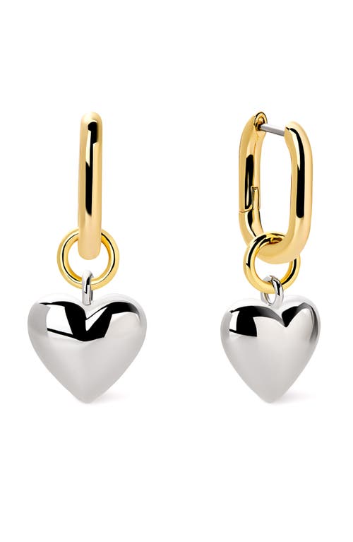 Ana Luisa Heart Earrings In Gold