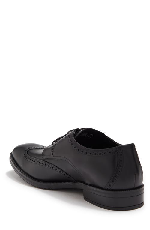 Shop Cole Haan Modern Essentials Wingtip Oxford In Black Wp