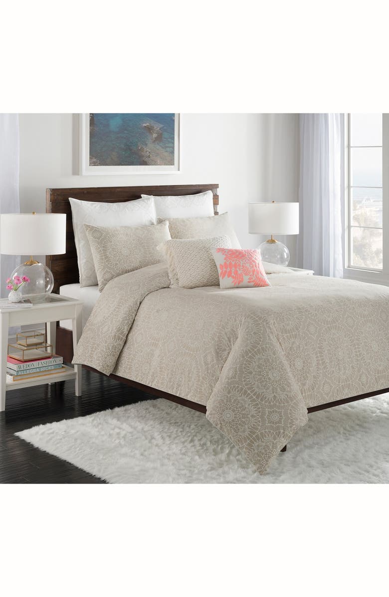 Cupcakes And Cashmere Lace Medallion Duvet Cover Nordstrom