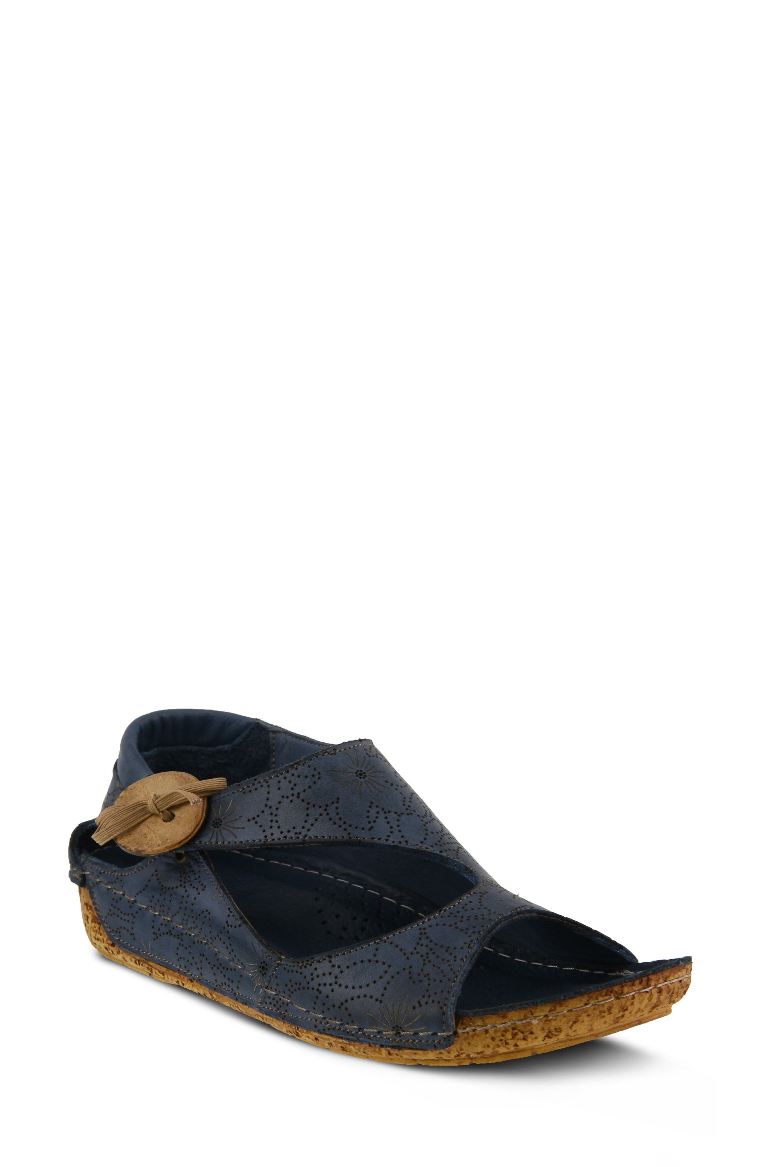 Spring Step Lorelle Flat, Blue