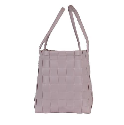 Handed By Paris Recycled Plastic Tote Bag In Soft Lilac