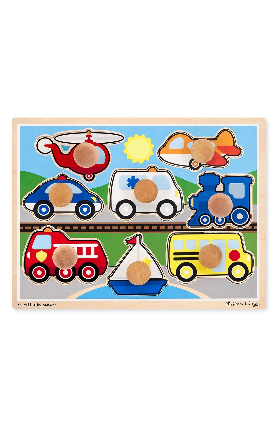 UPC 000772089807 product image for Toddler Melissa & Doug Vehicles Jumbo Knob Puzzle (8-Piece) | upcitemdb.com