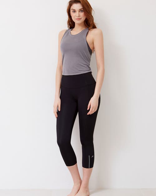 Shop Rebody Active Energy Reflective Silkiflex Legging 21.5" In Midnight Black