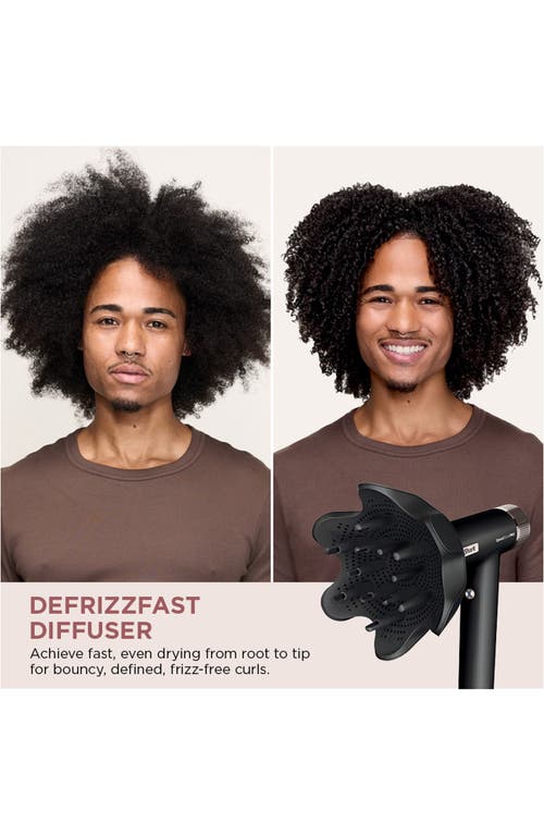 Shark Speedstyle Pro Professional Performance High-velocity Hair Dryer System For Curly And Coily Ha In Black