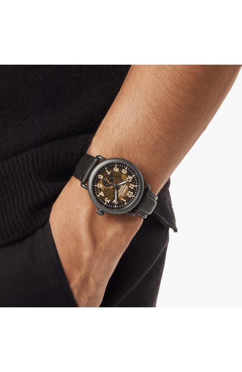Shinola Runwell Watch, 41mm In Brown Oak Leaf Camo