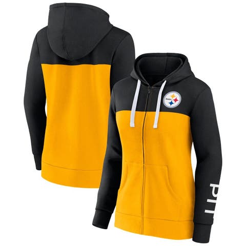 Women's Camo Pittsburgh Steelers Raglan Full-Zip Hoodie