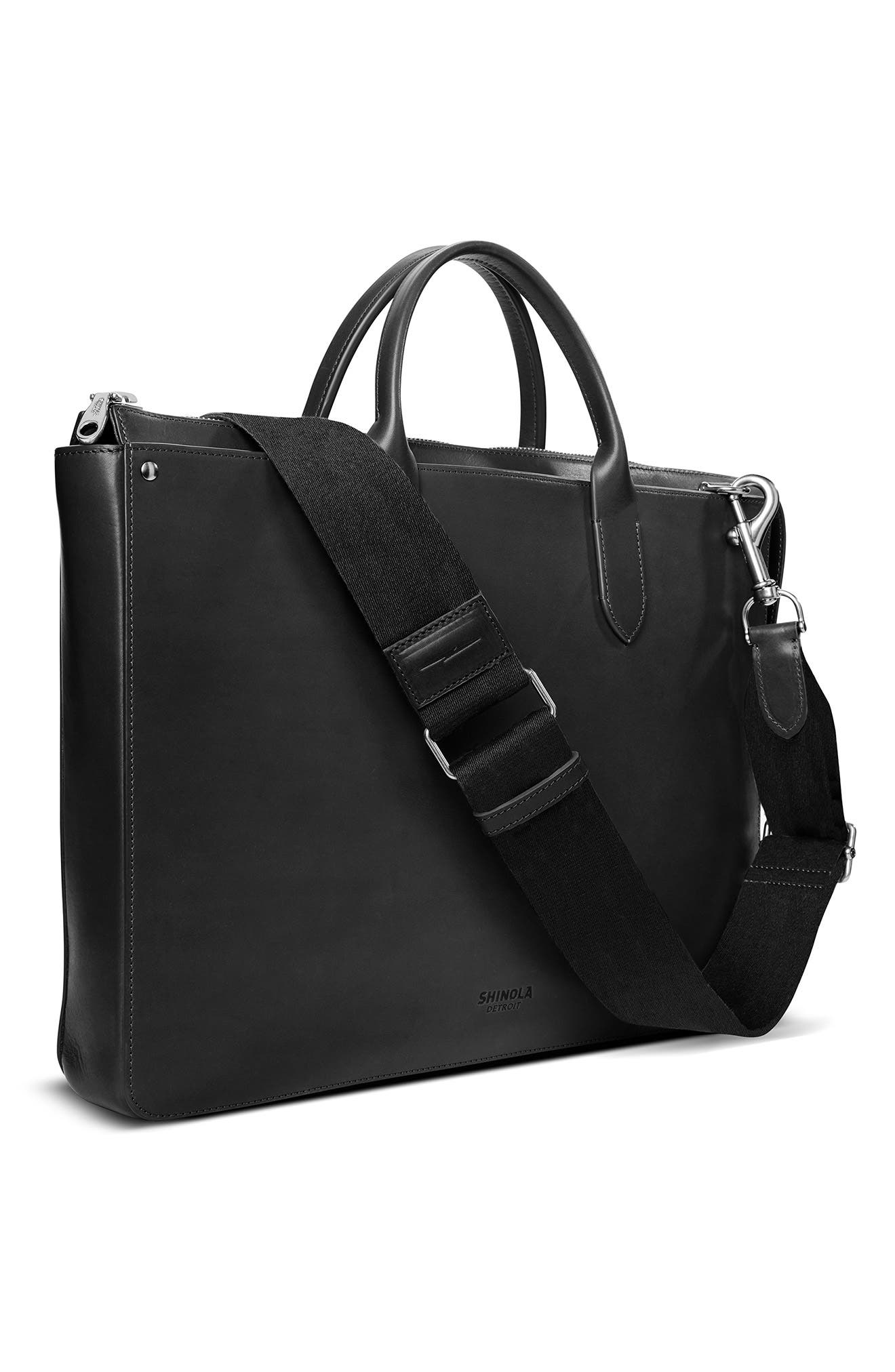 Shinola The Slim Traveler Leather Briefcase Nordstrom