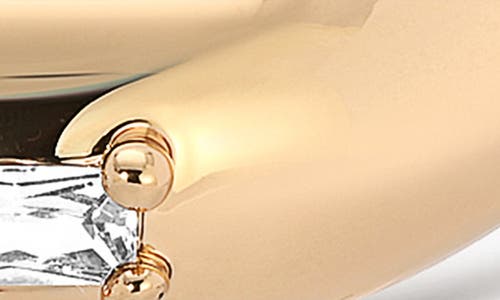 Ettika Baguette Cubic Zirconia Oval Dome Ring In Gold