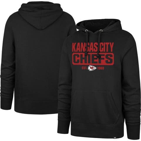 '47 Black Cincinnati Bengals Premier Nico Pullover Hoodie Heather Black