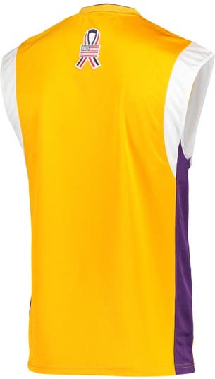 Men's Mitchell & Ness Gold Los Angeles Lakers 2002 NBA Finals