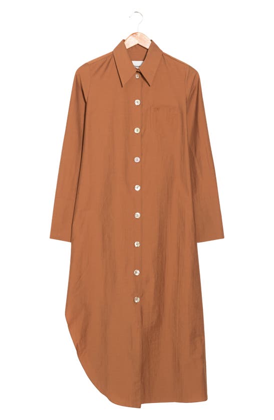 NANUSHKA NATA LONG SLEEVE SHIRTDRESS