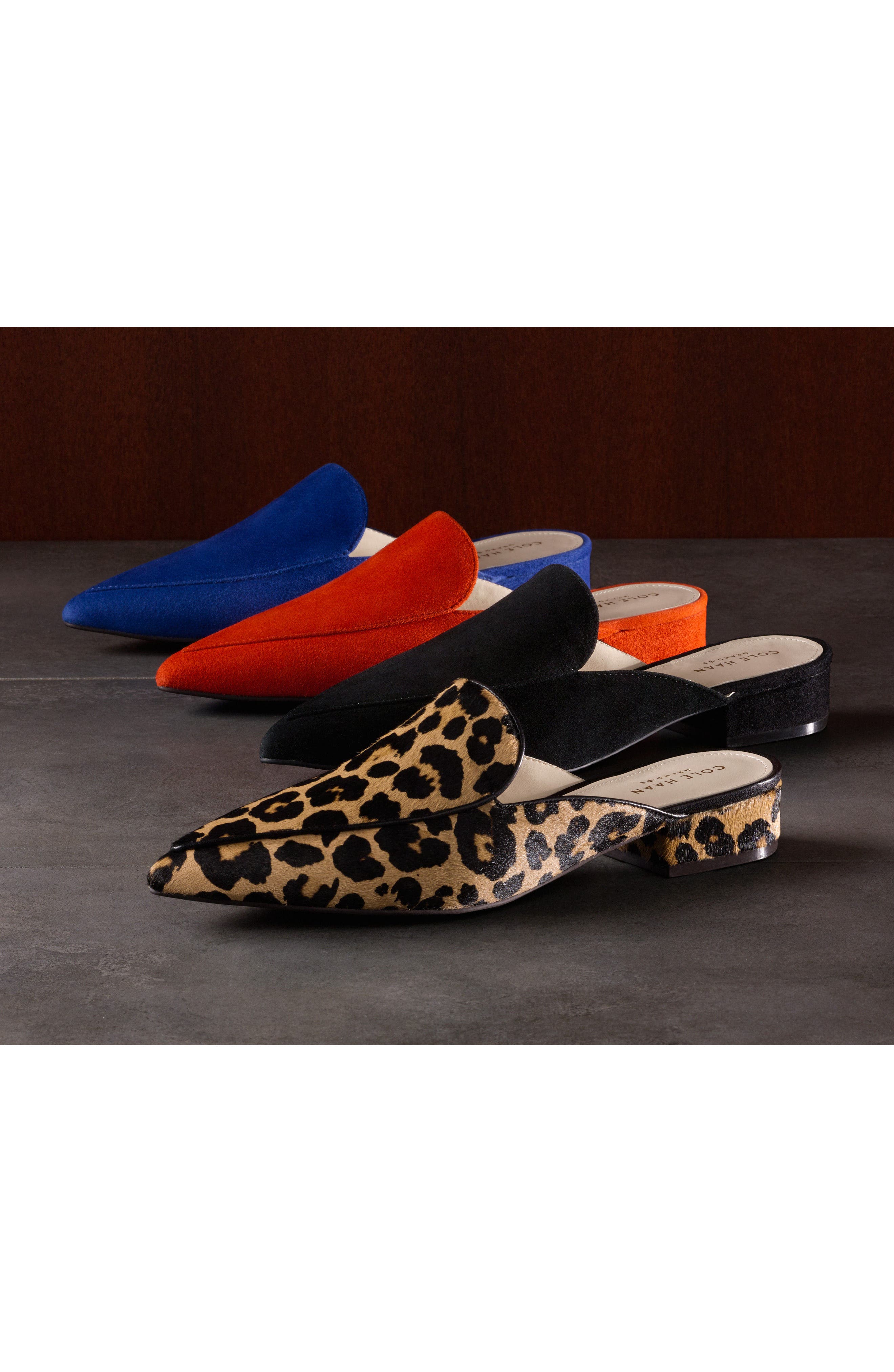 Cole haan piper mule leopard print outlet