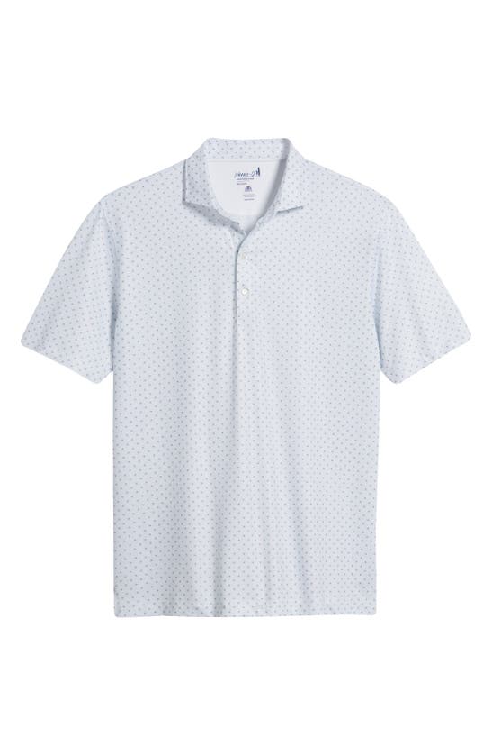 Johnnie-o Crete Neat Print Prep-formance Polo In Paloma