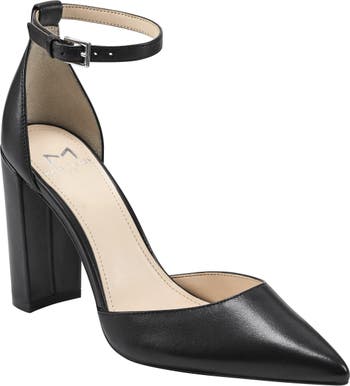 Marc Fisher LTD Arnette Ankle Strap Pointed Toe Pump (Women ...