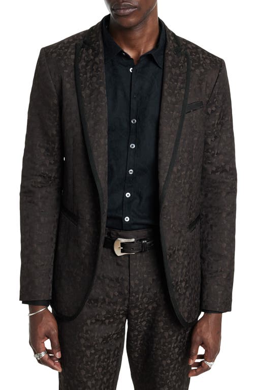 Shop John Varvatos Slim Fit Wool Blend Sport Coat In Ebony