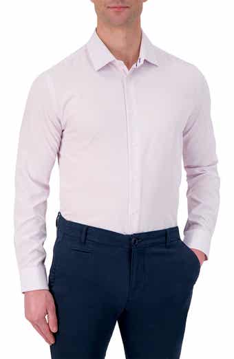 Report Collection 4X Stretch Slim Fit Microdot Dress Shirt Nordstrom