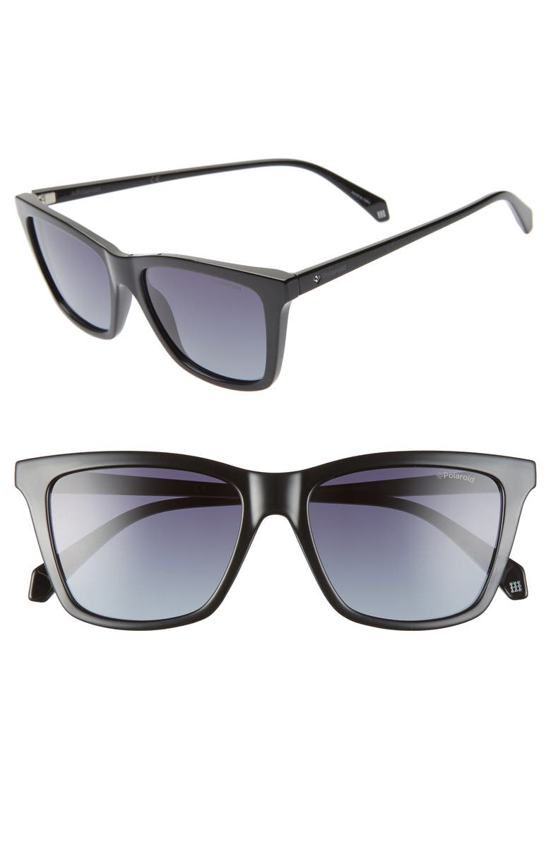 Polaroid 53mm Polarized Rectangular Sunglasses | Nordstrom Polaroid 53mm Polarized Rectangular Sunglasses | Nordstrom