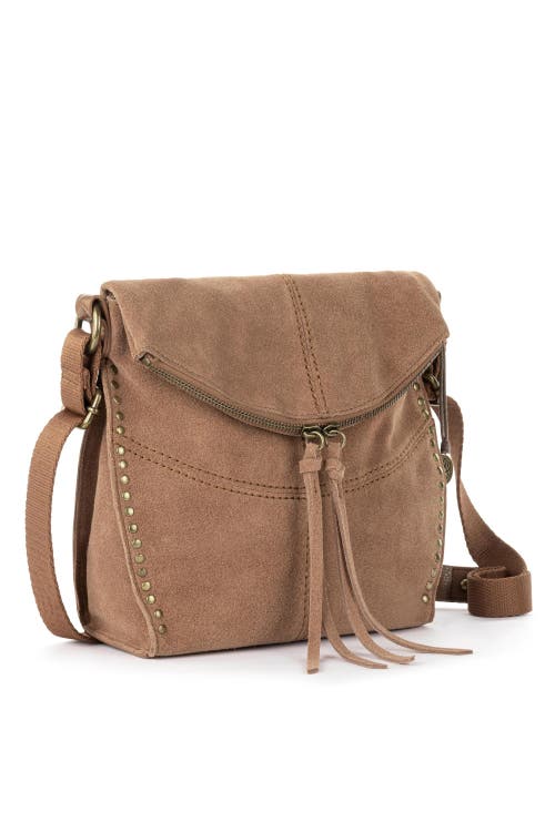 The Sak Silverlake Leather Crossbody Bag In Tobacco Suede