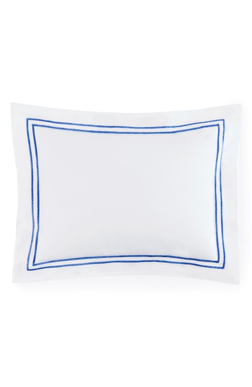 Shop Sferra Grande Hotel Boudoir Sham In White/cornflower