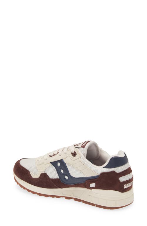 Saucony Shadow 5000 Sneaker In Moon/chocolate