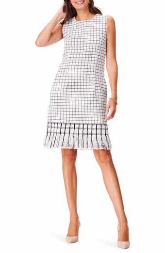 NIC+ZOE Fringe Hem Shift Dress