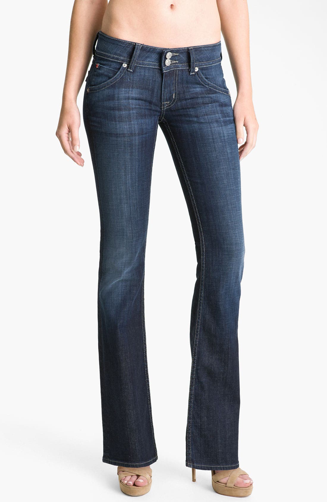 hudson petite signature bootcut jeans