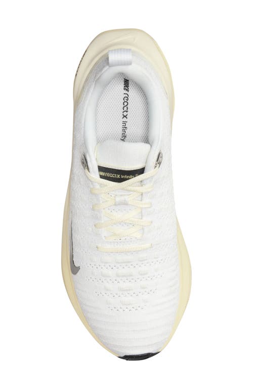 Shop Nike Infinityrn 4 Running Shoe In White/chrome/sail