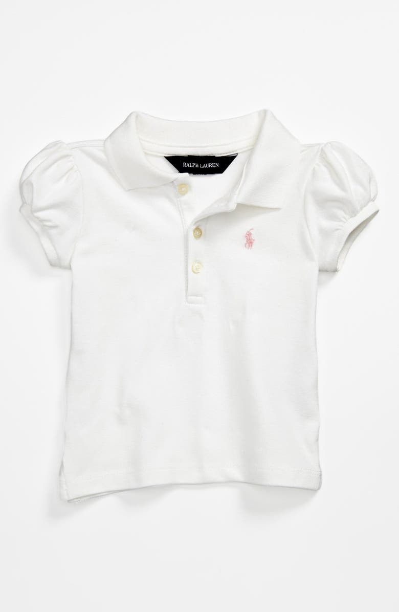 Ralph Lauren Polo Shirt (Baby Girls) | Nordstrom