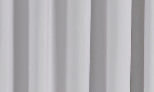 Brooks Brothers Border Shower Curtain In Silver