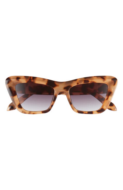 53mm Gradient Cat Eye Sunglasses