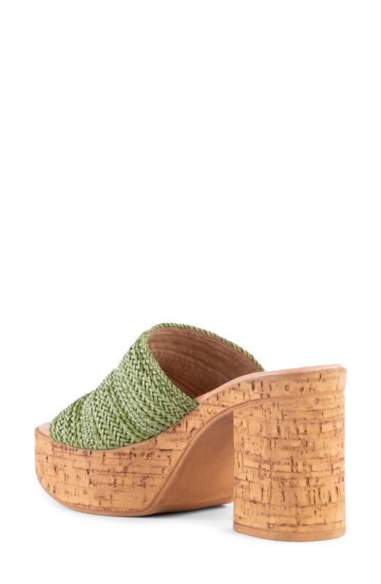 Shop Seychelles Applause Platform Sandal In Green