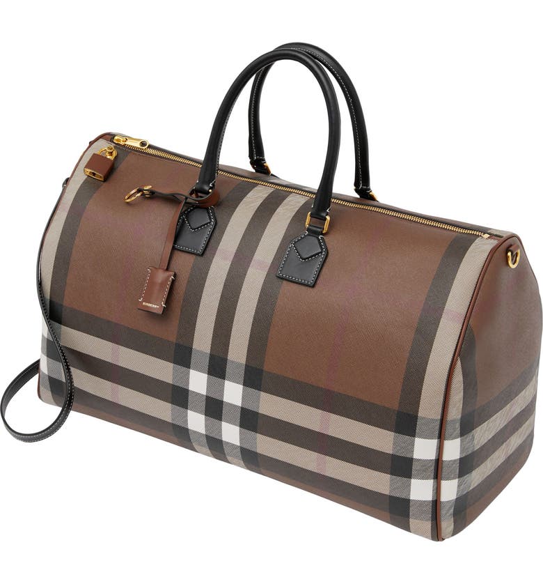 Burberry X-Large Bowling Check Duffle Bag | Nordstrom
