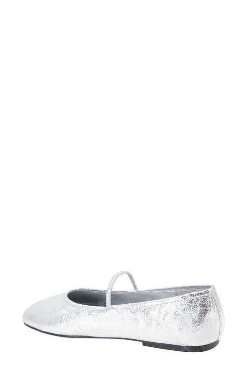 Shop Bcbg Marzi Ballet Flat In Silver