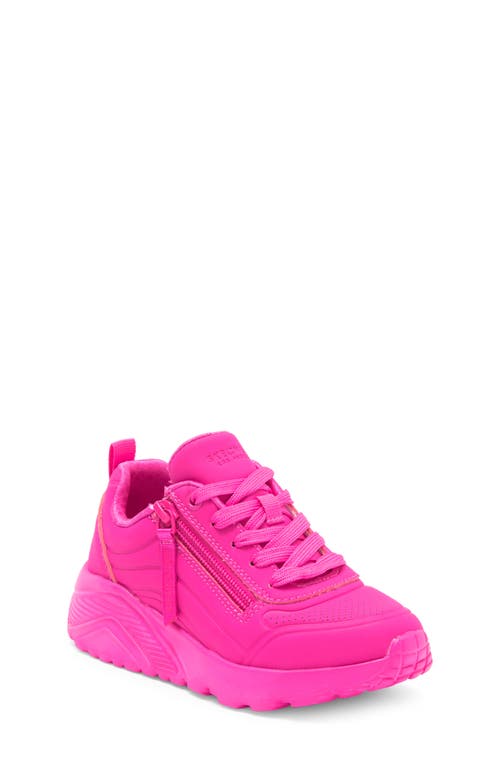 SKECHERS Kids' Uno Lite Sneaker Hot Pink at Nordstrom, M