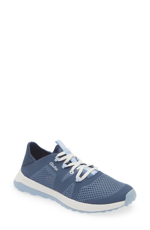 Shop Olukai Huia Sneaker In Vintage Blue/sea Ice