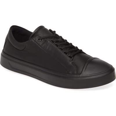 Ecco Flexure Cap Toe Sneaker - Black