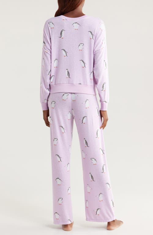 Shop Honeydew Star Seeker Pajamas In Lavender Penguins