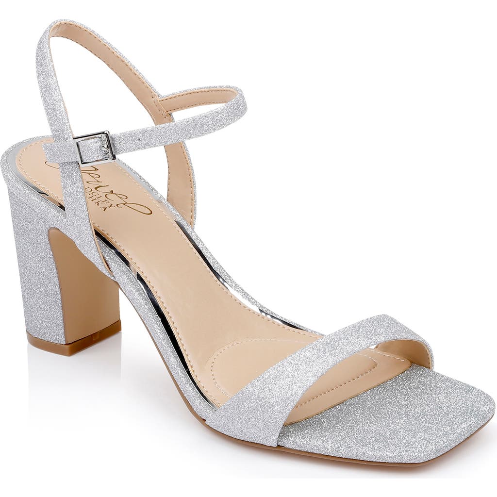 Jewel Badgley Mischka Rayla Ii Sandal In Silver