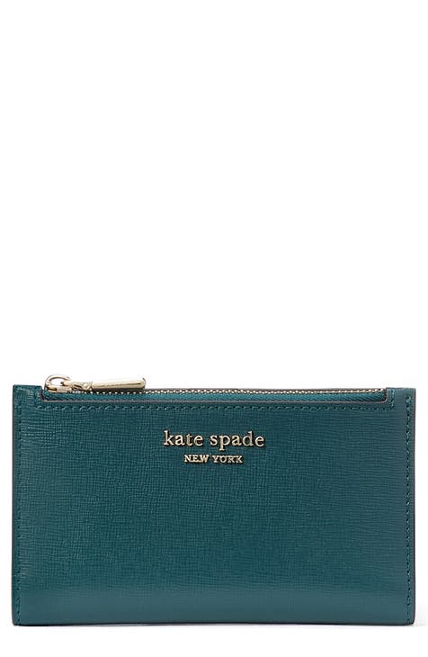 Kate Spade NY Morgan Flower Bed Emboss Saffiano Leather Continental Wallet  ITALY