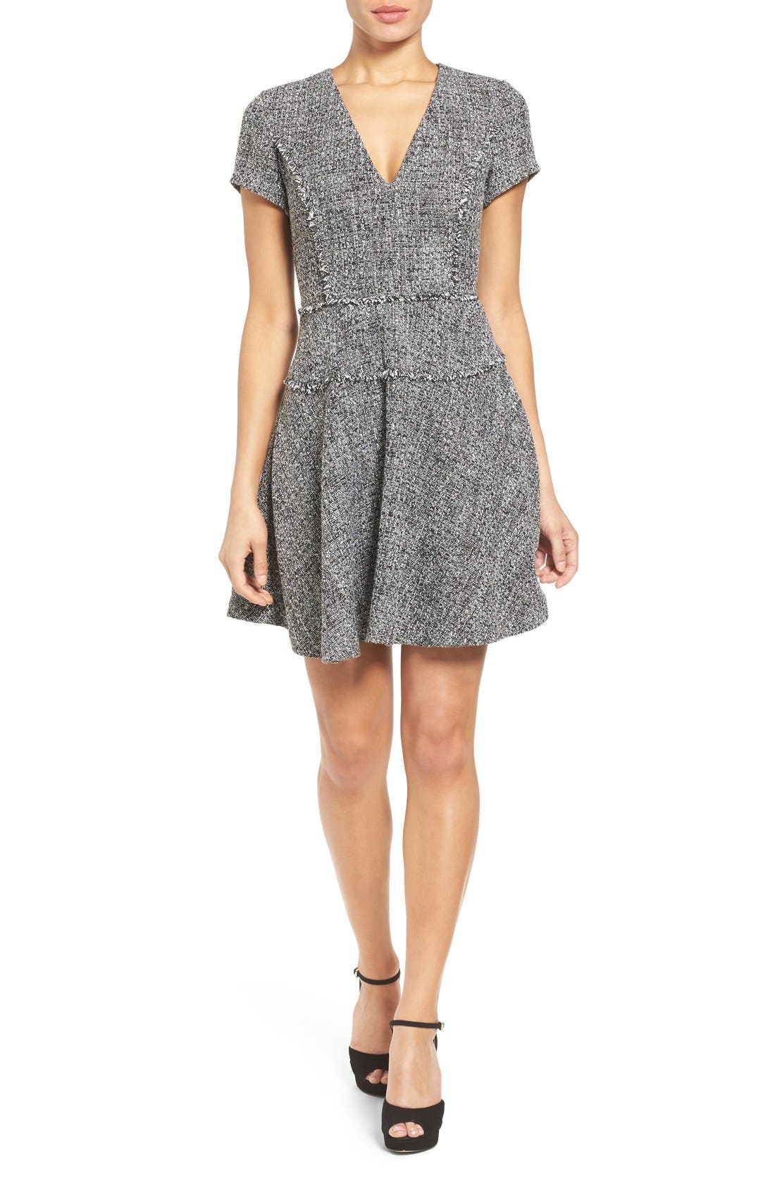 michael kors tweed dress