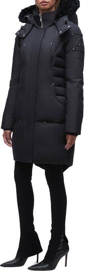 Baltic faux fur trim hot sale down & feather fill parka