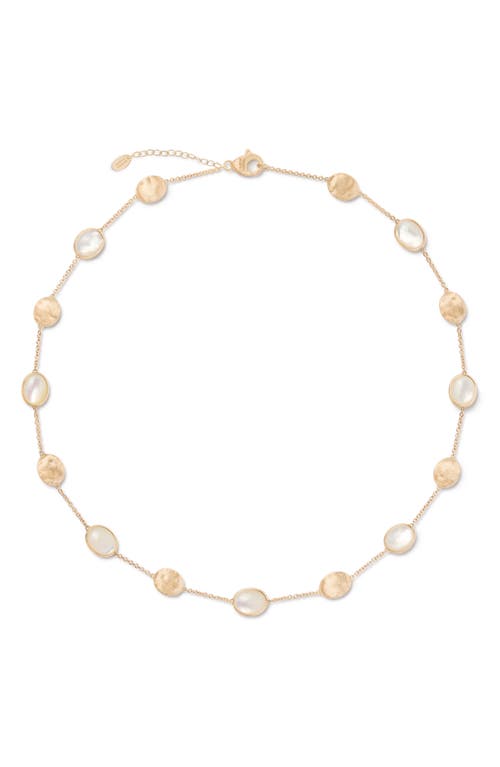 Marco Bicego Siviglia 18K Yellow Gold Mother-of-Pearl Necklace at Nordstrom