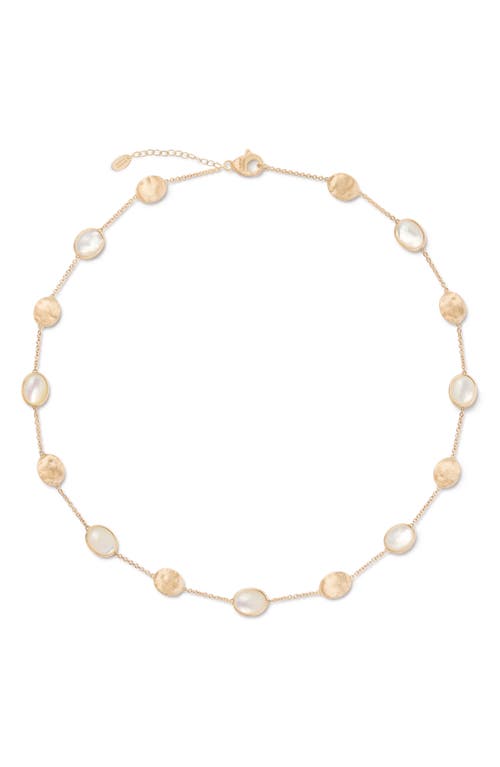 Shop Marco Bicego Siviglia 18k Yellow Gold Mother-of-pearl Necklace