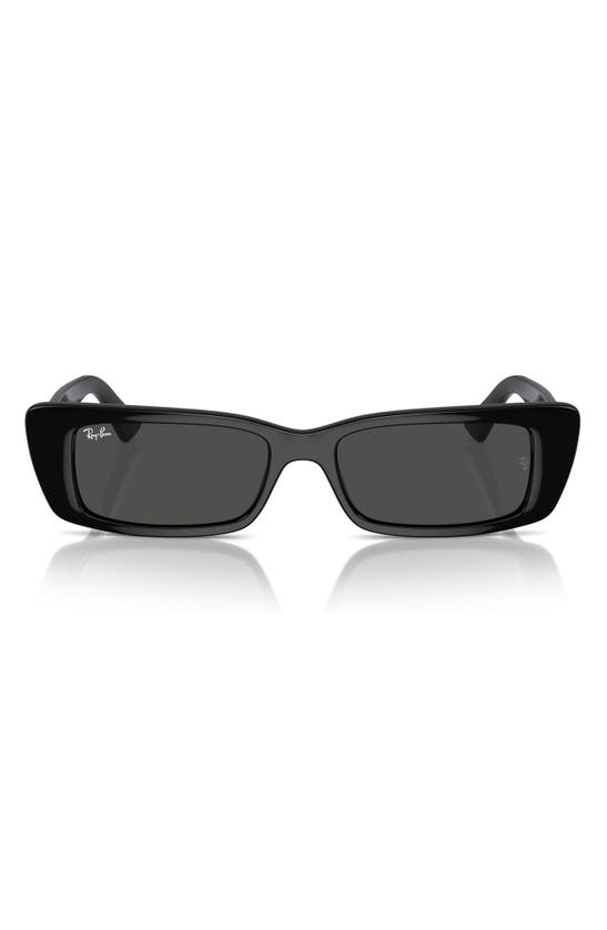 Shop Ray Ban Ray-ban Teru 54mm Rectangle Sunglasses In Black