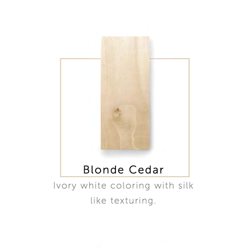 Itza Wood Wood Serving Board In Blonde Cedar - Short