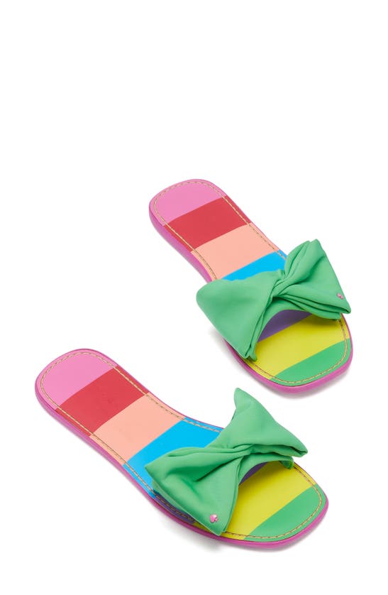 Shop Kate Spade Bikini Slide Sandal In Dinner Mint