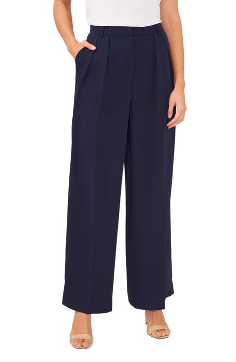Daily Ritual Women's Mid-Rise Skinny navy blue khaki pants size 8